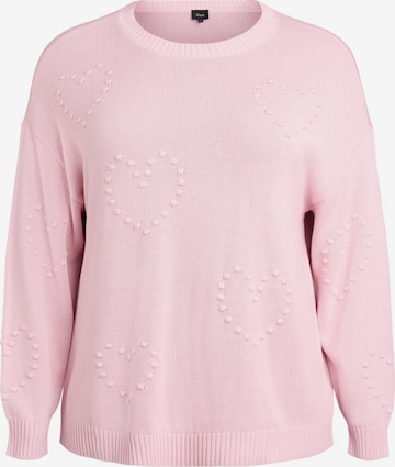 ZizziPulover 'Memmi' - roza boja: prednji dio