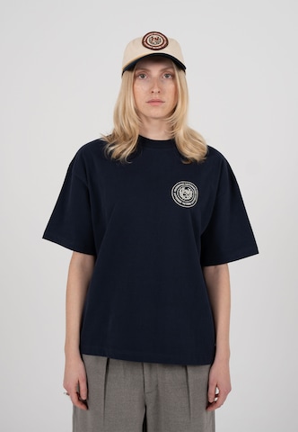 Prohibited - Camiseta 'Horse Racer' en azul: frente