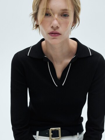 Pull-over 'VERTA' MANGO en noir