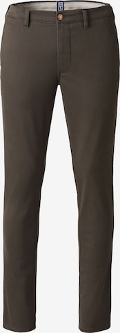 Regular Pantalon chino MEYER en marron : devant