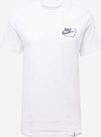 T-Shirt Nike Sportswear en blanc : devant