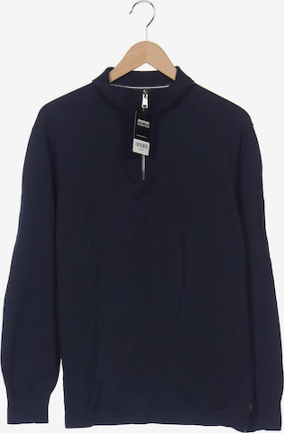 Marc O'Polo Sweatshirt & Zip-Up Hoodie in XXL in Blue: front