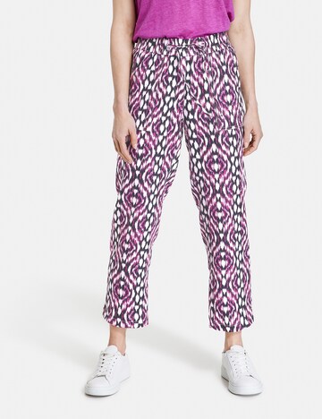 GERRY WEBER - regular Pantalón en lila: frente