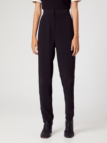 ABOUT YOU x MOGLI Regular Trousers 'Ayla' in Black: front