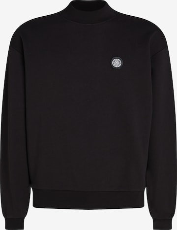 Sweat-shirt Karl Lagerfeld en noir : devant