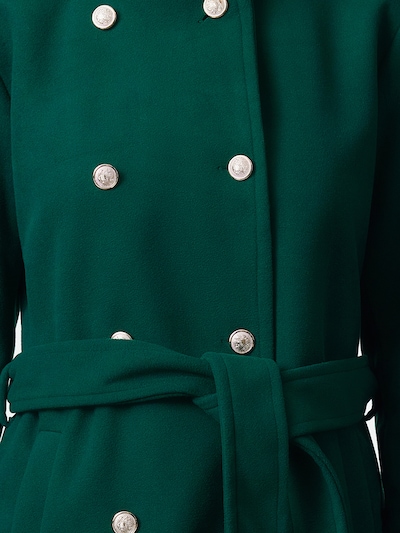 Trendyol Prechodný kabát - tmavozelená, Produkt