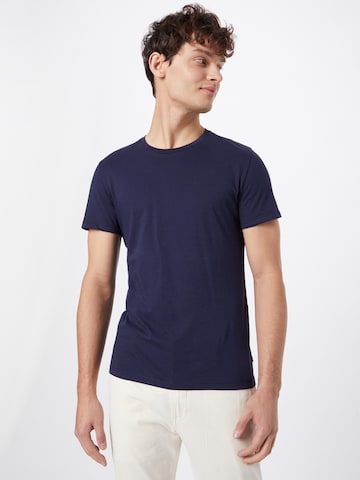 LEVI'S ® Shirt 'Slim 2 Pack Crewneck' in Blauw: voorkant