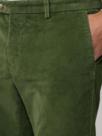 Coupe slim Pantalon chino 'Kensington' Hackett London en vert