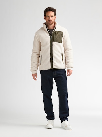 Petrol Industries Fleecejacke in Weiß