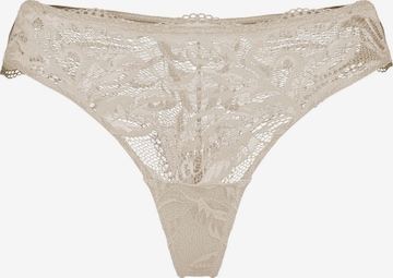 ESOTIQ Thong 'Vivian' in Beige: front