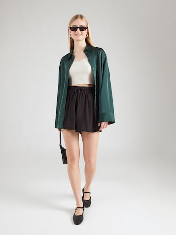 ABOUT YOU Loosefit Παντελόνι 'Josina' σε μαύρο