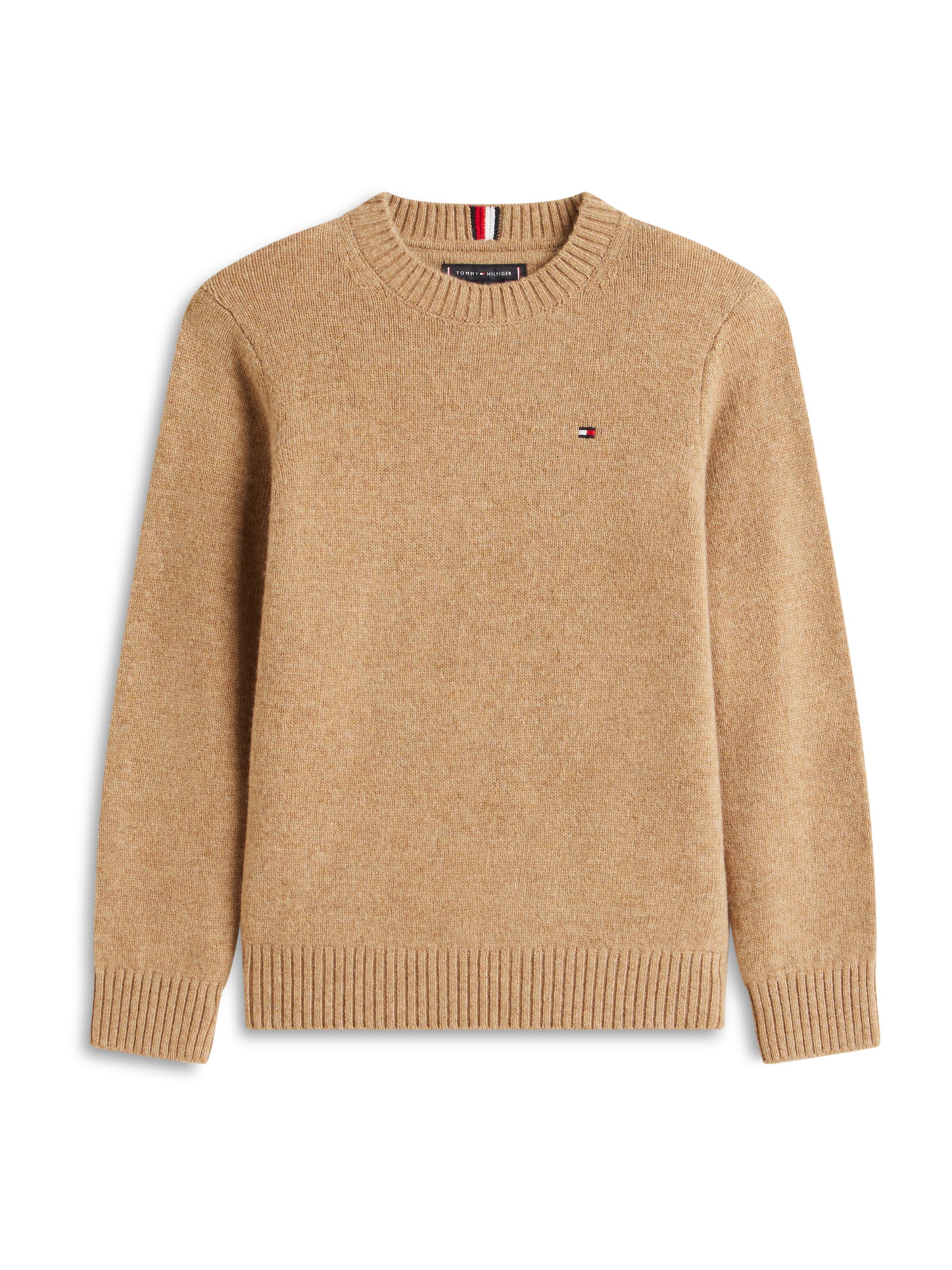 TOMMY HILFIGER Pullover in Grün: Vorderseite