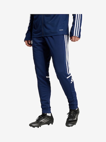 ADIDAS PERFORMANCE Slimfit Urheiluhousut 'Squadra 25' värissä sininen: etupuoli