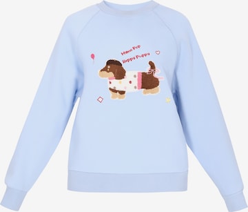 Sweat-shirt 'Pop' MYMO en bleu : devant