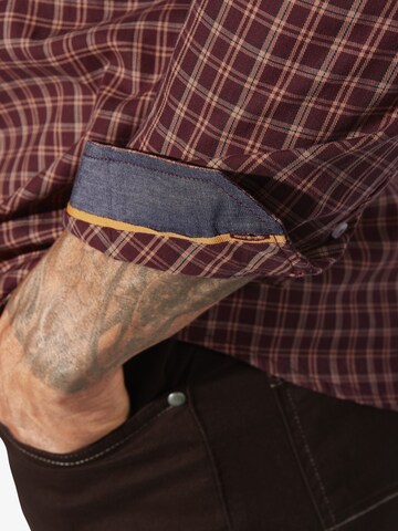 Jan Vanderstorm Comfort fit Overhemd 'Pertavin' in Rood