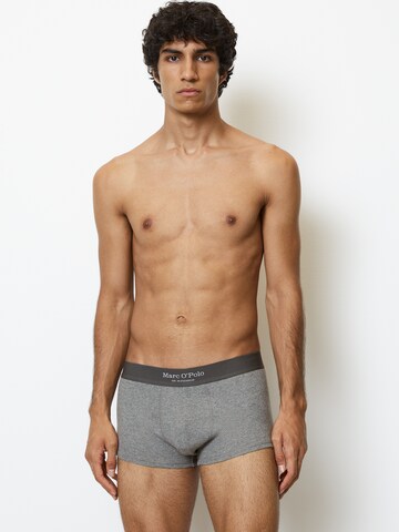 Marc O'Polo - Calzoncillo boxer ' Iconic Rib ' en gris: frente