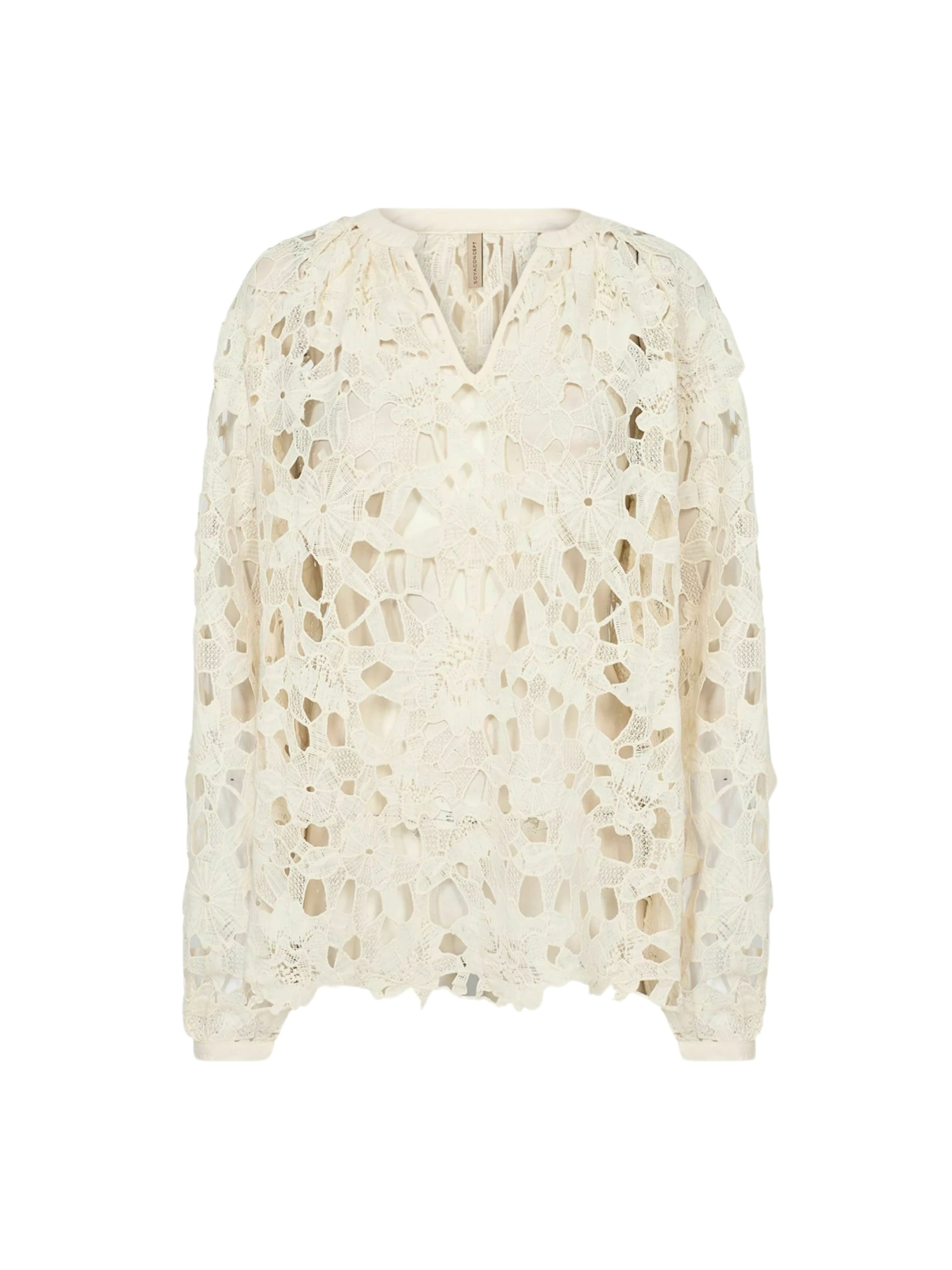 Soyaconcept Shirts ' PAJA 1 ' i beige: forside