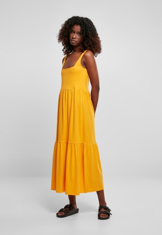 Urban Classics Summer dress in Orange