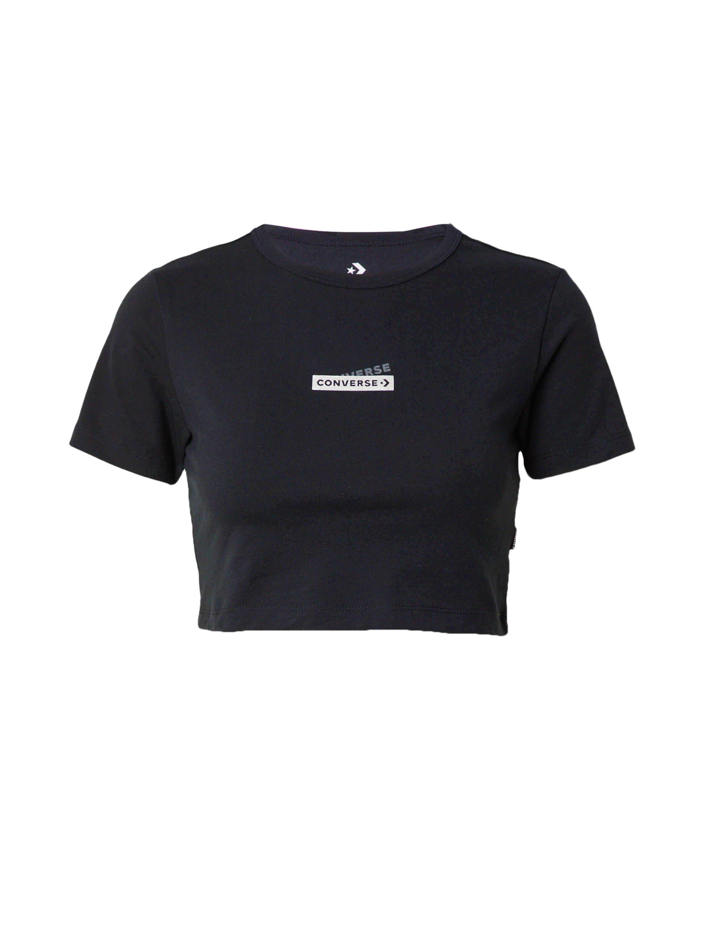 Maglietta di CONVERSE in nero: frontale