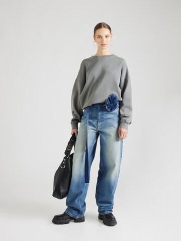 WEEKDAY Wide Leg Jeans 'Rail' in Blau