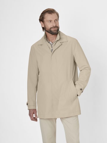 S4 Jackets Between-Seasons Coat in Beige: front