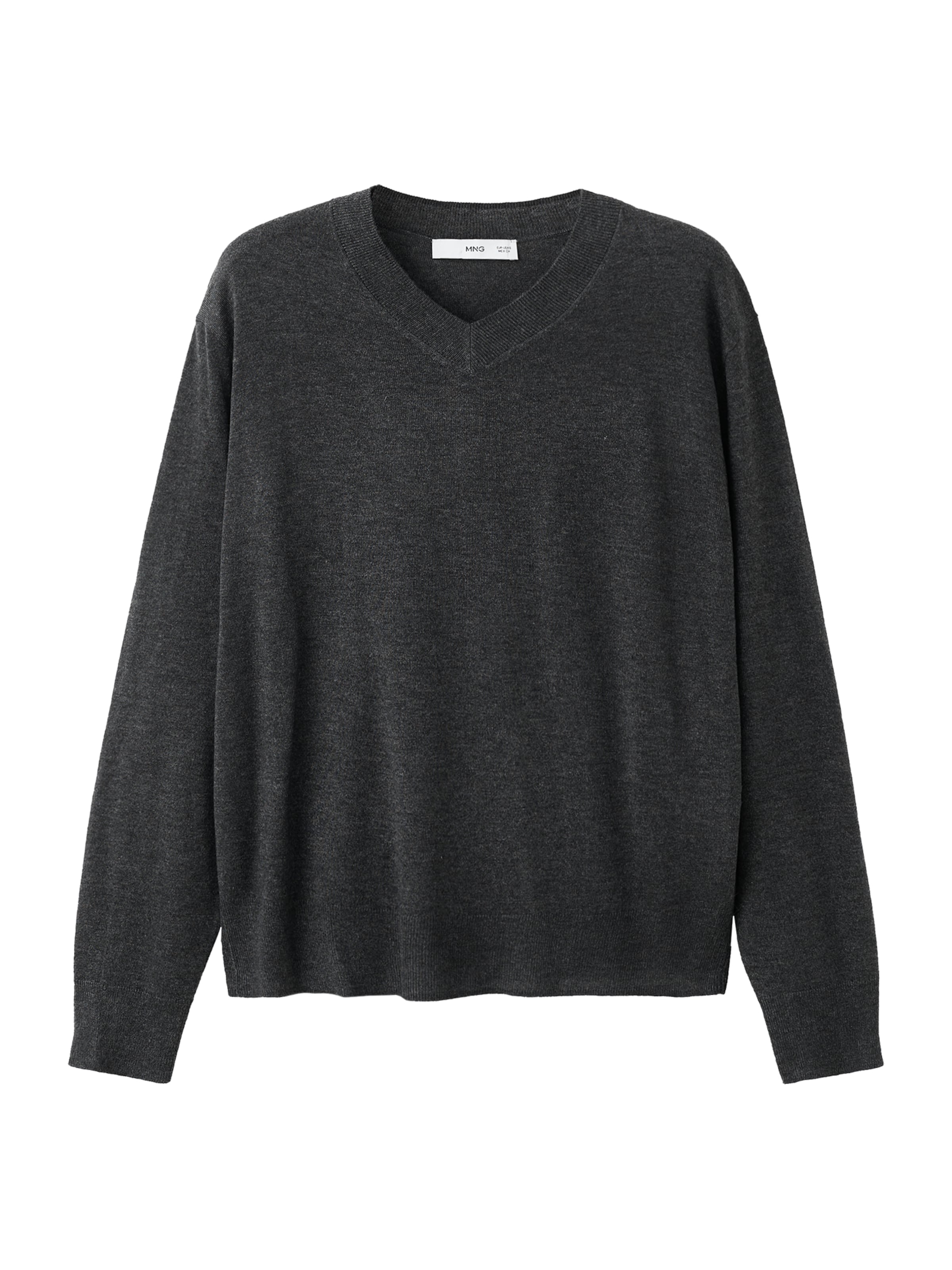 MANGO Sweter &#x27;MILO&#x27; w kolorze szary: przód