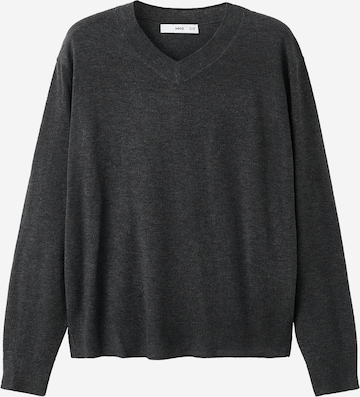 MANGO Trui 'MILO' in Grijs: voorkant