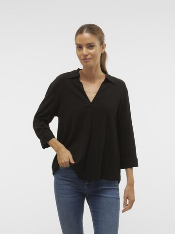 VERO MODA Blouse in Zwart: voorkant