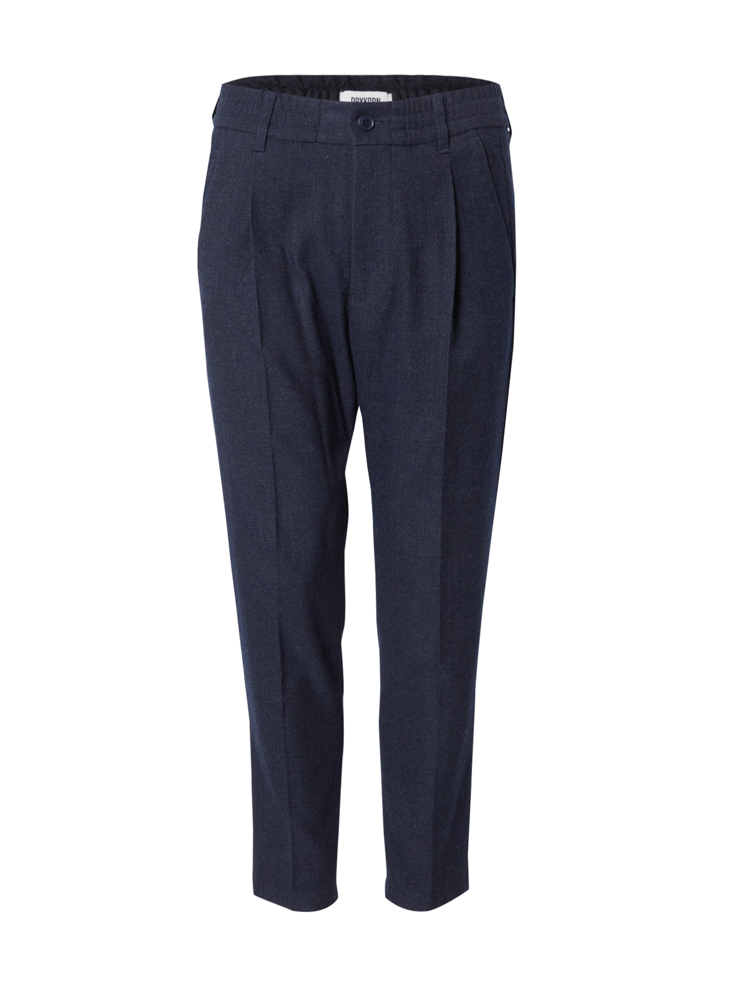 DRYKORN - regular Pantalón de pinzas 'CHASY' en azul: frente