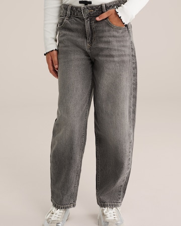 Loosefit Jean WE Fashion en gris : devant