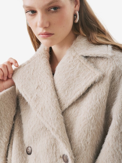 MANUKA Winterjacke in S-M in beige, Produktansicht