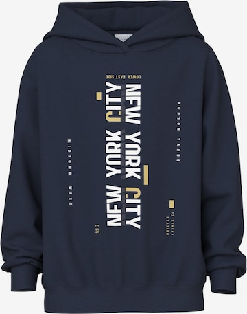 NAME IT Sweatshirt 'NKMVELTEN' in Blue: front