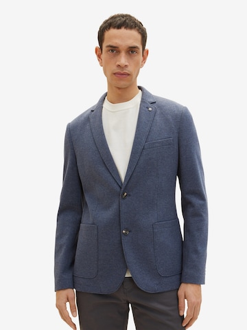 TOM TAILOR - Slim Fit Jaqueta em azul: frente