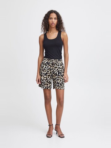 Regular Pantalon 'Marrakech' ICHI en beige