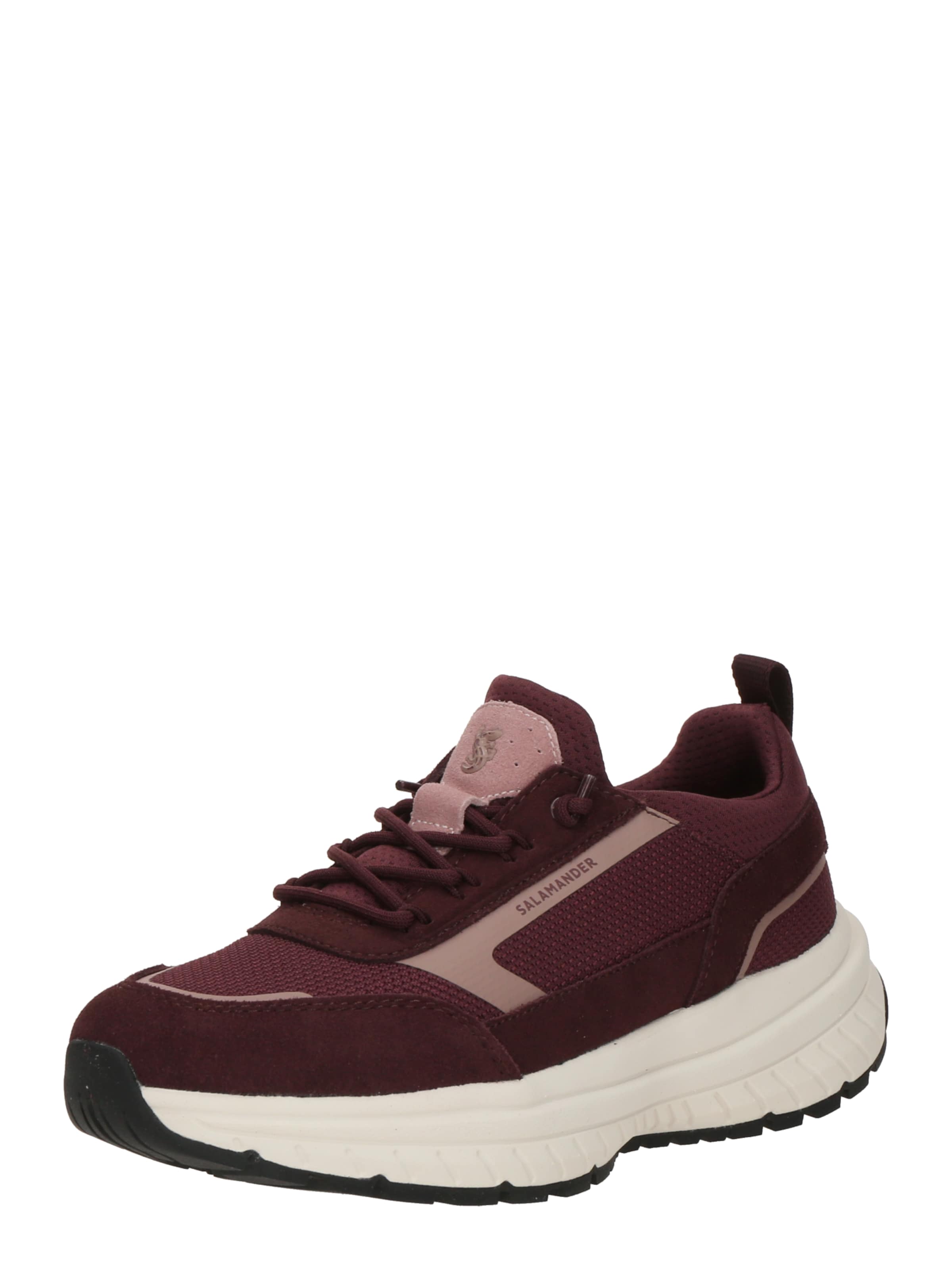SALAMANDER Låg sneaker i röd: framsida