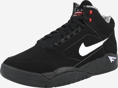 Nike Sportswear Baskets hautes 'AIR FLIGHT LITE' en noir / blanc, Vue avec produit