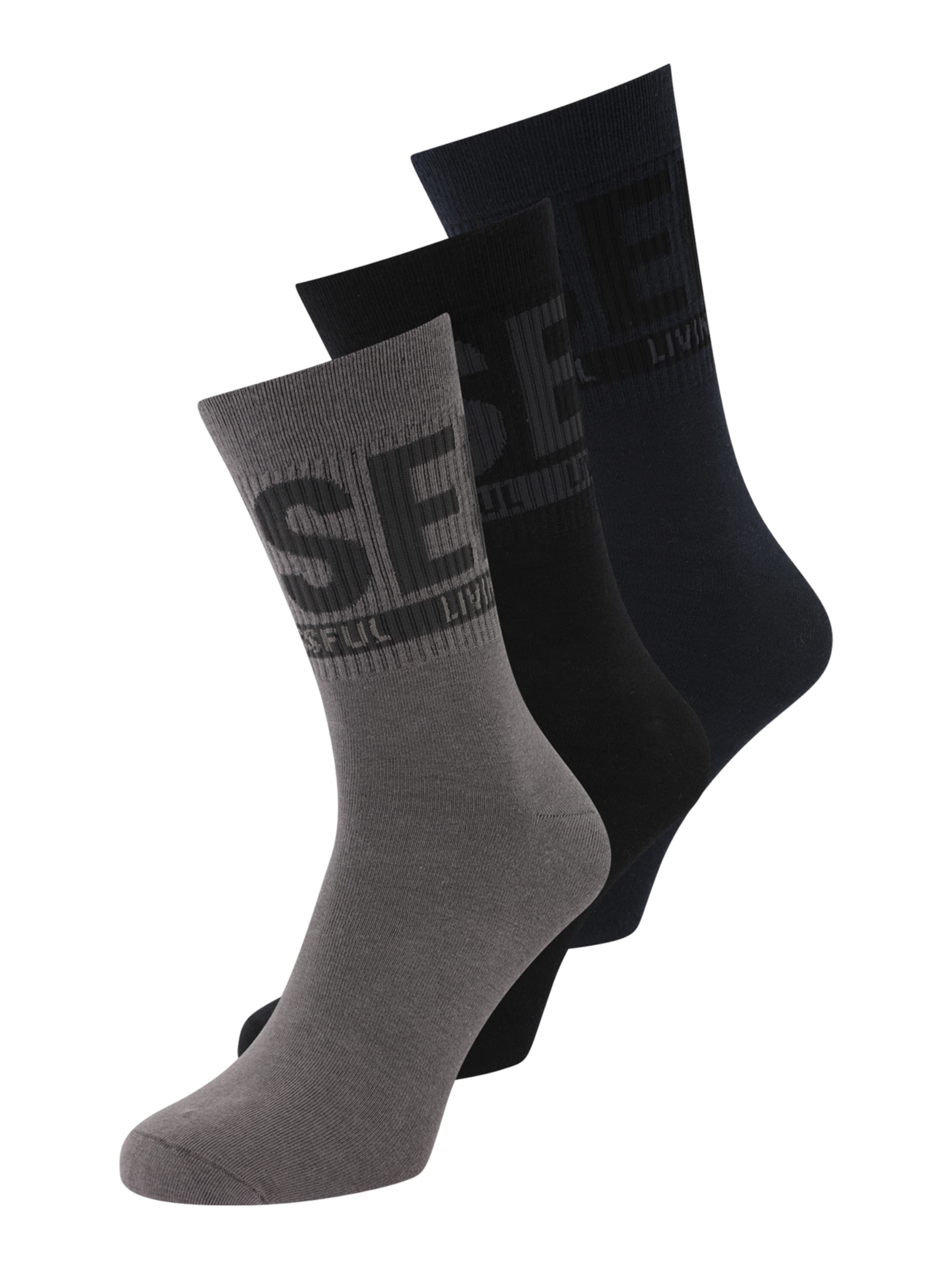 DIESEL Ponožky &#x27;SKM-RAY&#x27; – šedá: přední strana