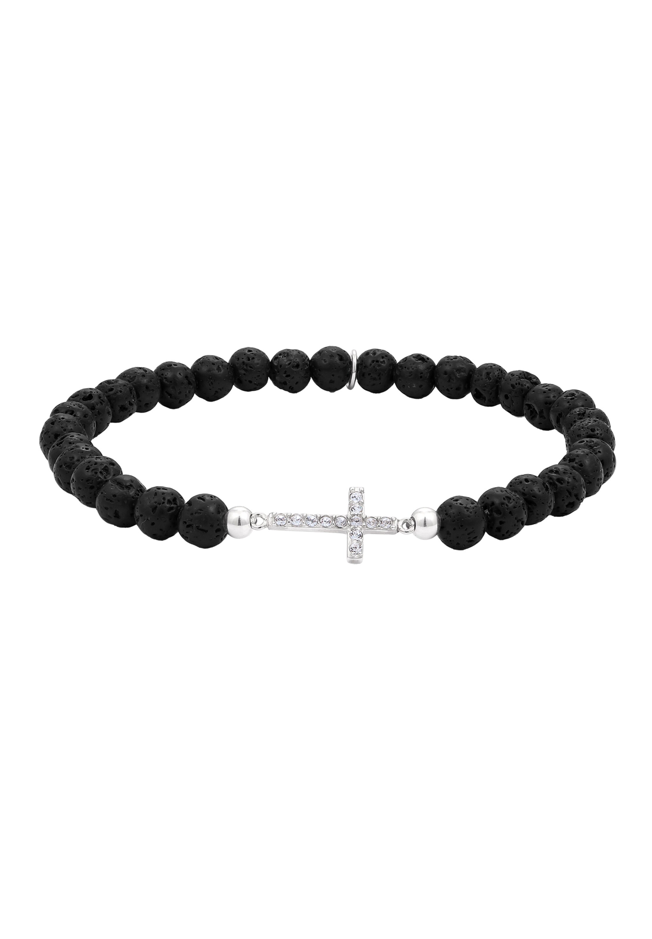 KUZZOI Bracelet en noir / argent, Vue avec produit