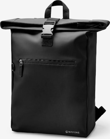 Waykins Backpack 'Horizon' in Black: front