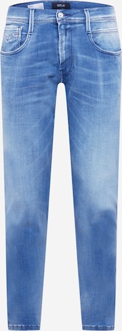 Slimfit Jeans 'Anbass' de la REPLAY pe albastru: față