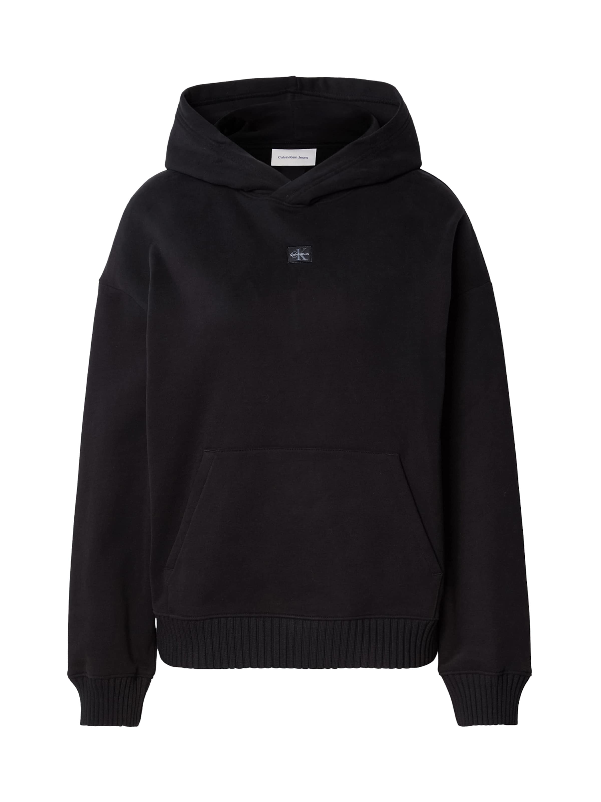 Calvin Klein Jeans Sweatshirt in Black: front