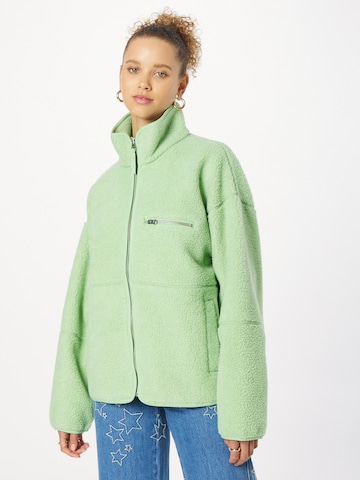 Samsøe Samsøe Fleece jacket 'Ani' in Green: front