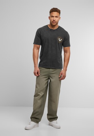 True Religion T-Shirt 'MINERAL SHINING CREST' in Schwarz