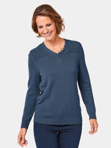 Pull-over Goldner en bleu : devant