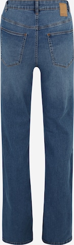 Pieces Tall Flared Jeans 'PEGGY' in Blauw