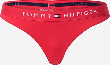 Bas de bikini Tommy Hilfiger Underwear en rouge : devant