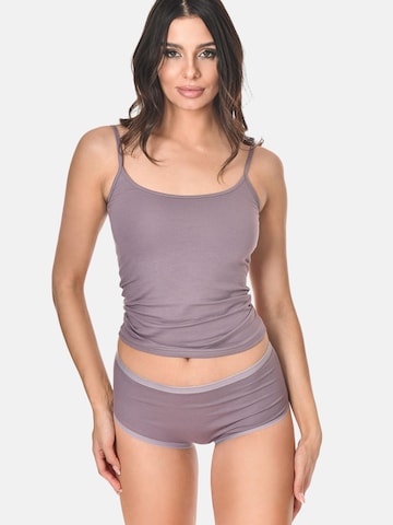 Maxte Undershirt 'BASIC MAX Spaghetti-Tanktop 3er Pack' in Purple