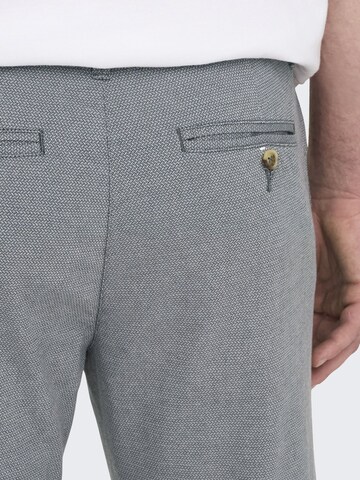 Only & Sons Слим Брюки-чинос 'ONSMark Pete' в Серый
