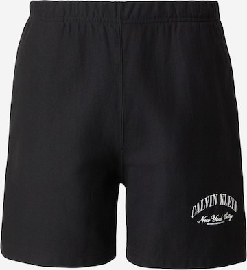 regular Pantaloni di Calvin Klein Jeans in nero: frontale