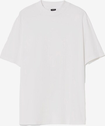 Bershka Shirt in Wit: voorkant